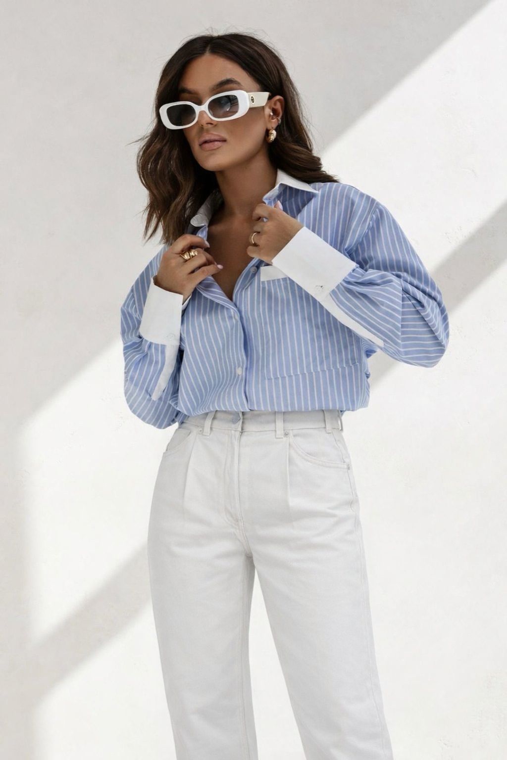 Košela One Tmavomodré Biele