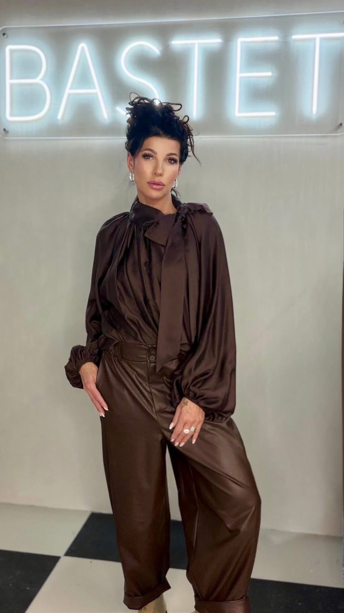 Blúzka Bastet Mood Elegant Brown