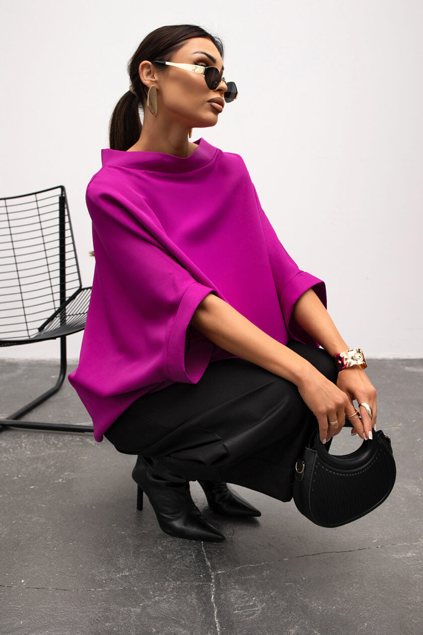 Dámska Kimonová Bluzka Fuchsia