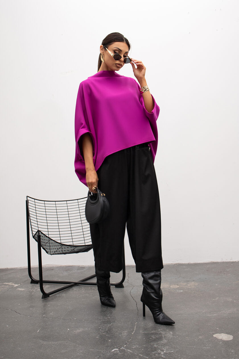 Dámska Kimonová Bluzka Fuchsia