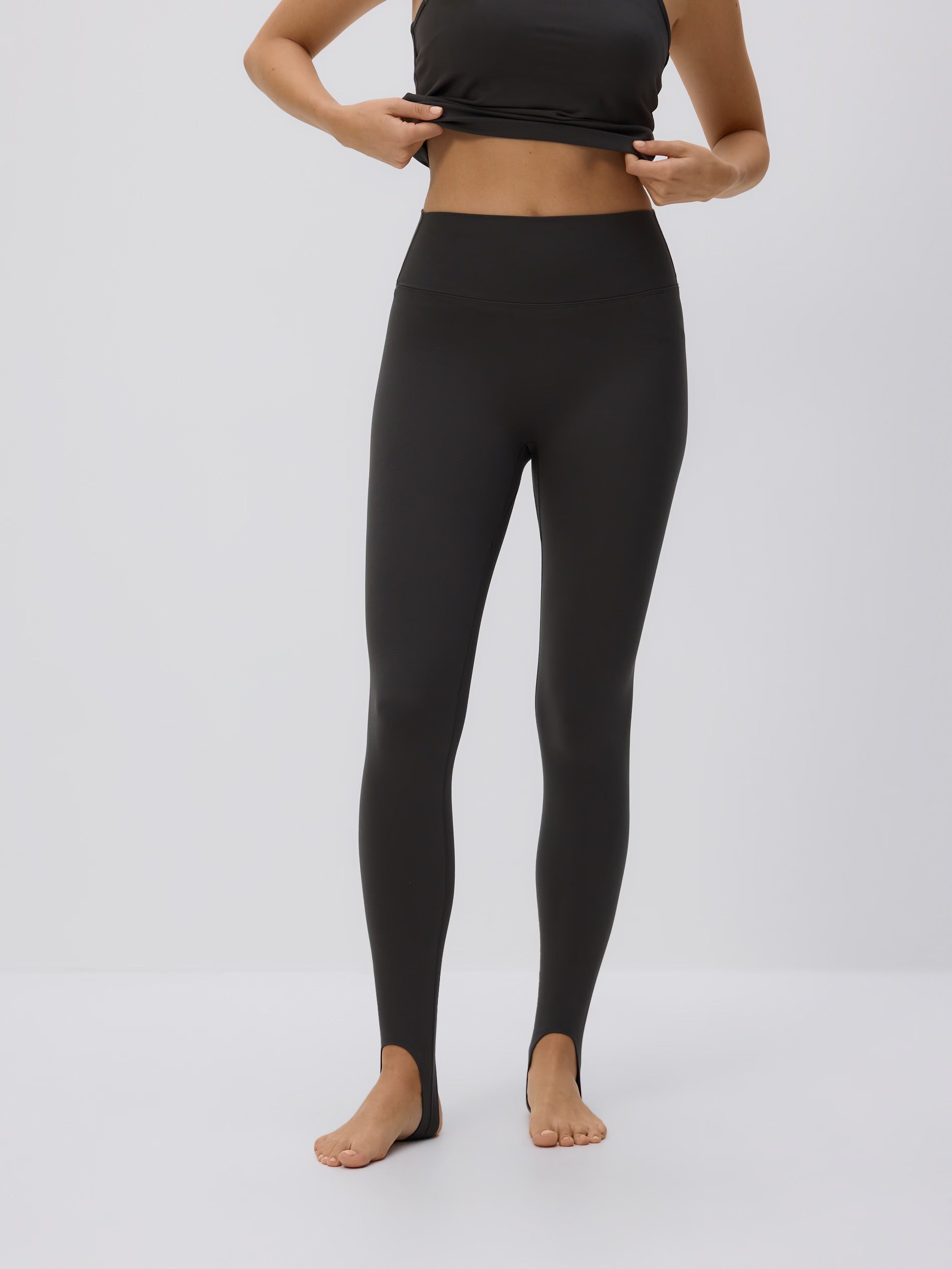 Legíny One Light Grey Stretch