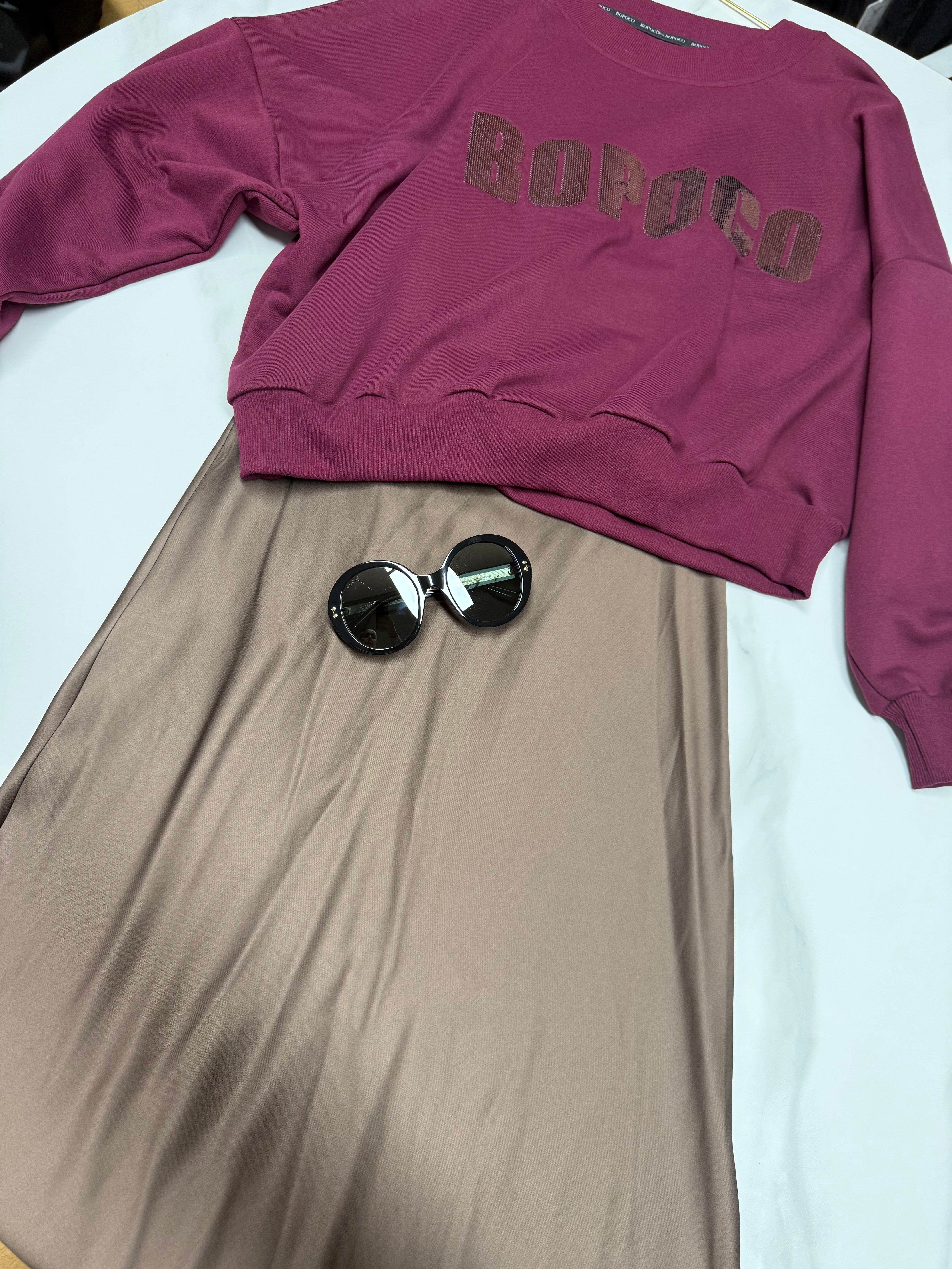 Bopoco Mikina Bordová