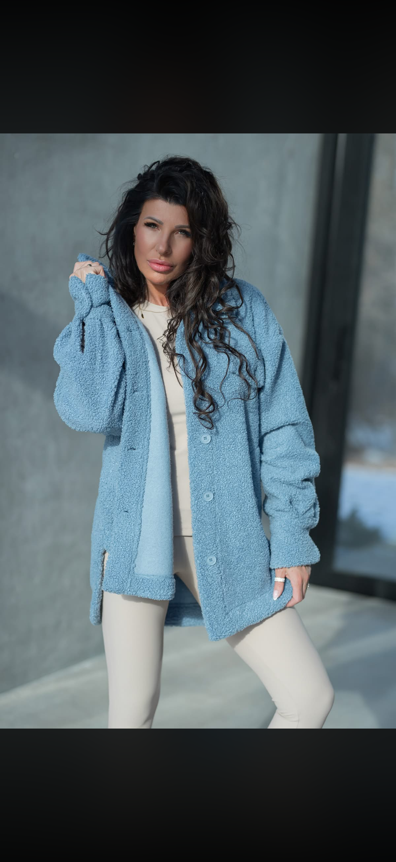 Bundička Bastet Teddy Light Blue