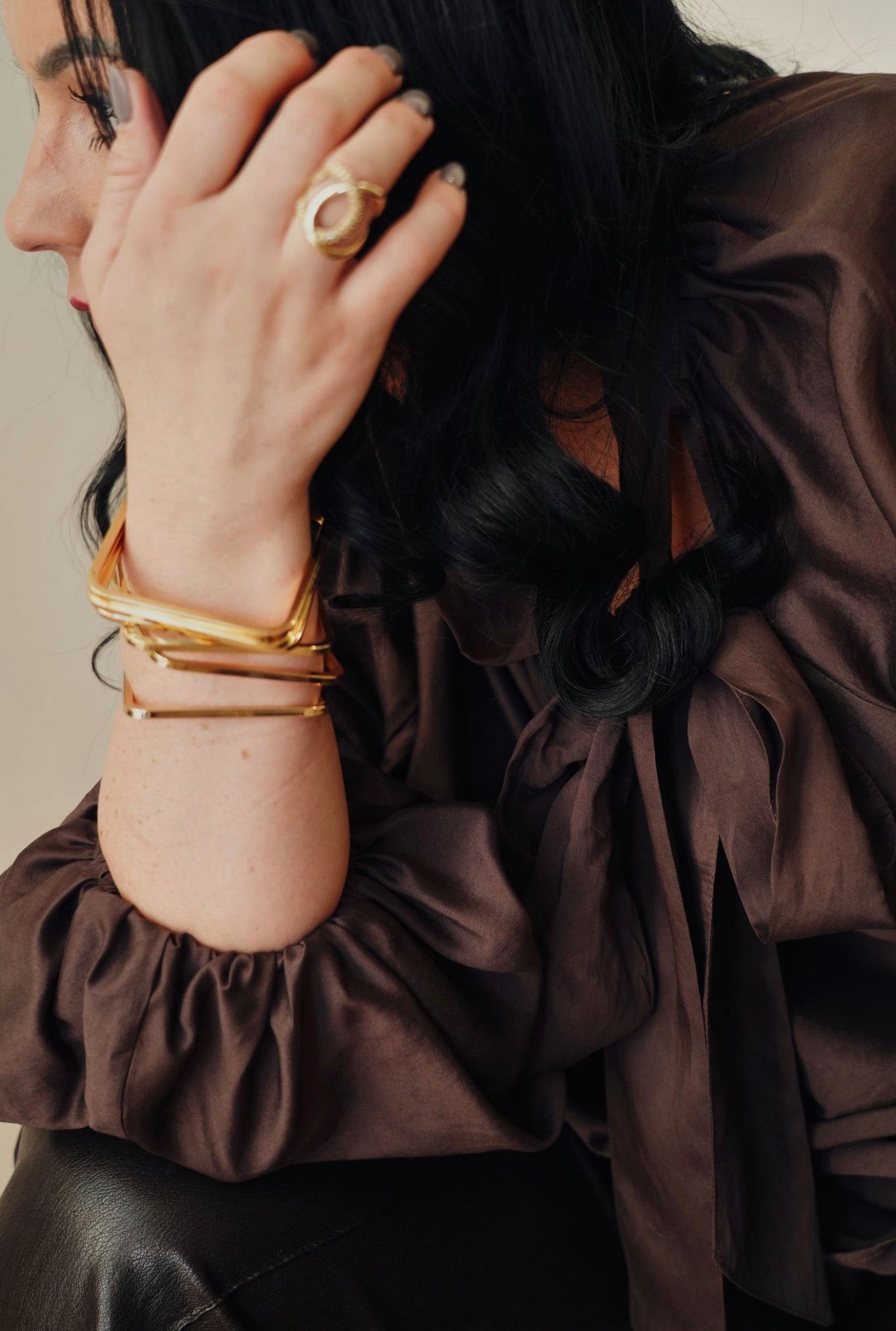 Blúzka Bastet Mood Elegant Brown