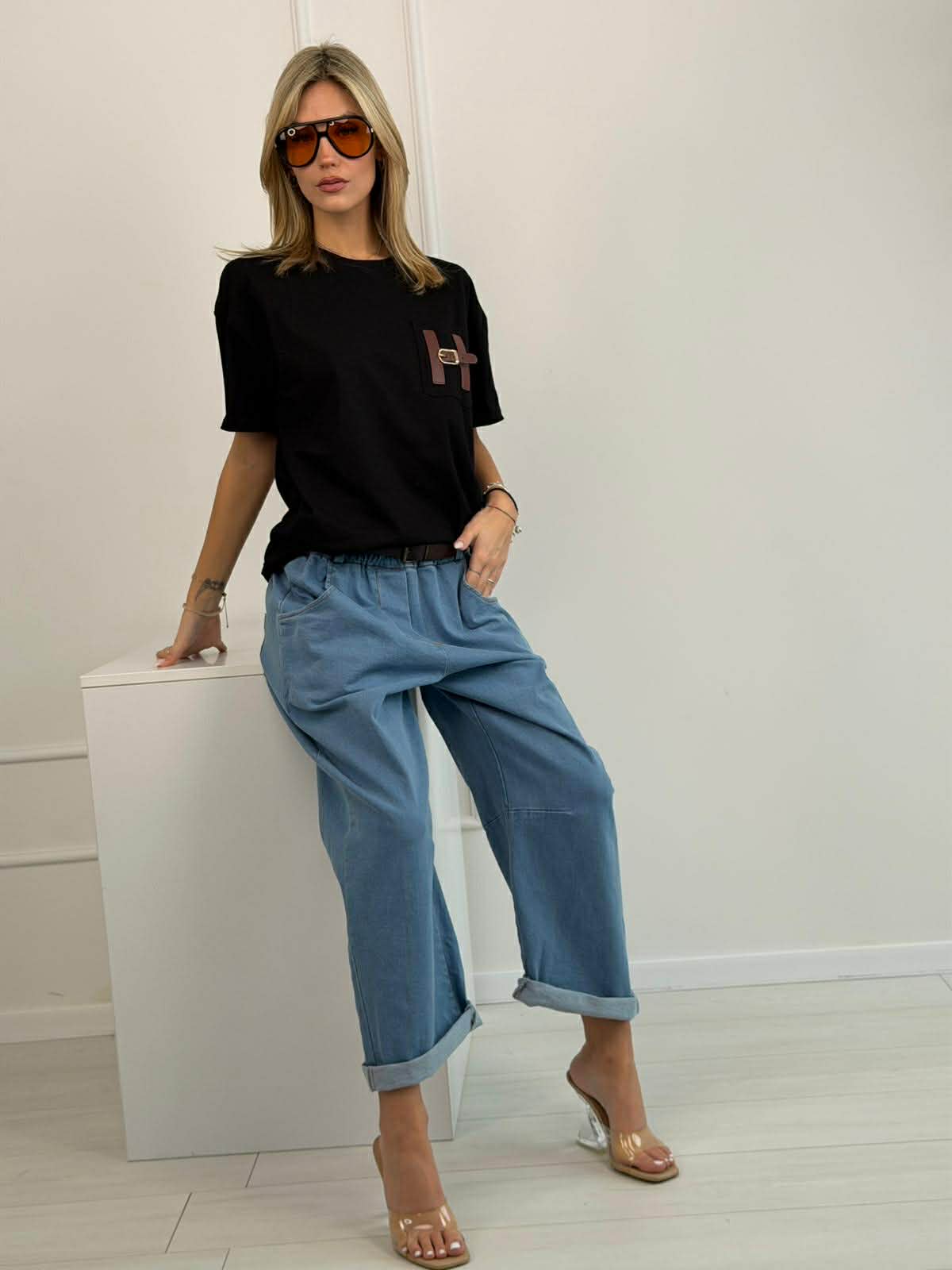 Tričko Skin Čierne