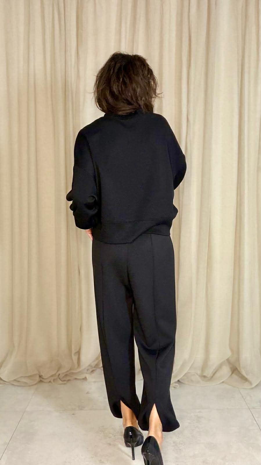 Bastet Mikina Black S Kamienkami